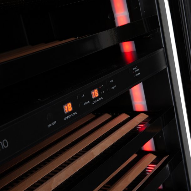 Pevino Imperial 96 bottles - 2 zones - Black