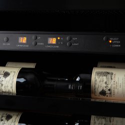 Pevino Imperial 96 bottles - 2 zones - Black