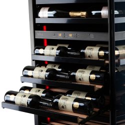 Pevino Imperial 96 bottles - 2 zones - Black