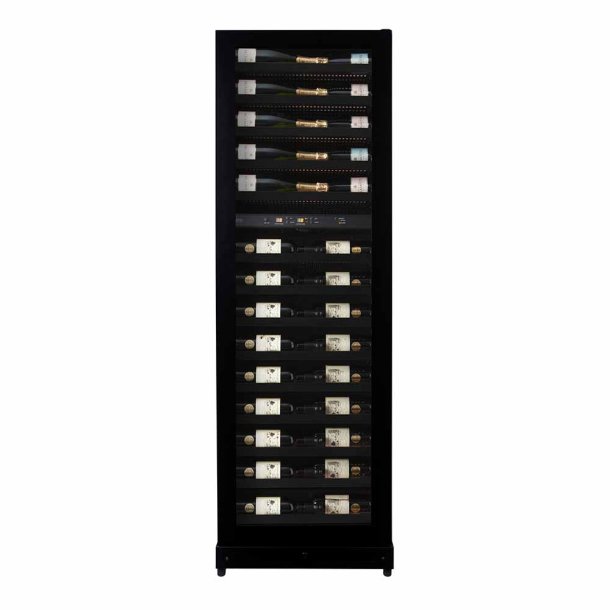 Pevino Imperial 54 bottles - 2 zones - Matte black steel