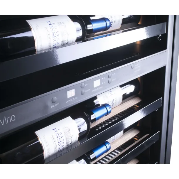 Pevino Imperial Eco 54 flasker - 2 zoner - Sort