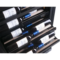 Pevino Imperial Eco 54 flasker - 2 zoner - Sort