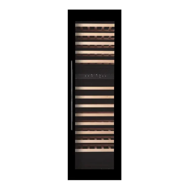 Pevino Majestic 101 flasker - 2 zoner - Sort glasfront - Integrerbart 