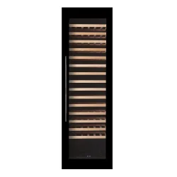 Pevino Majestic 107 flasker - 1 zone - Sort glasfront - Integrerbart 