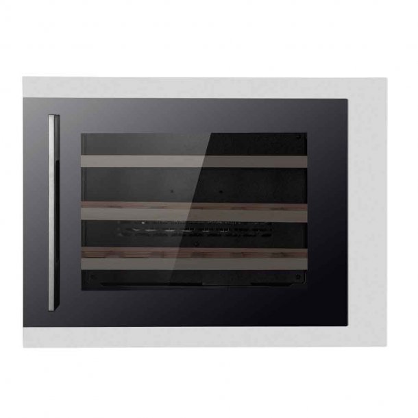 Pevino Majestic 24 flasker - 1 zone - Sort/rustfri stlfront - Integrerbart 