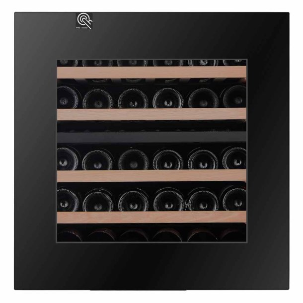 Pevino Majestic 30 bottles - push open - 2 zones - black - Integrated
