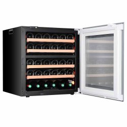 Pevino Majestic 30 flasker - push open - 2 zoner - hvid - Integrerbart