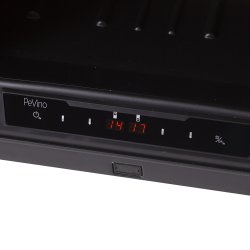 DEMO - Pevino Push Open 42 flasker - 2 zoner - Hvid glasfront - Integrerbart 