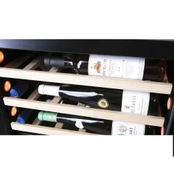 Pevino 24 bottles - Single zone - Black glass front - Integrated