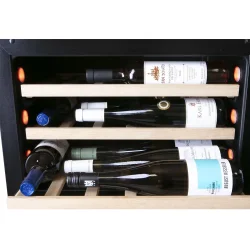 Pevino Majestic Push Open 24 flasker - 1 zone - Hvid glasfront - Integrerbart