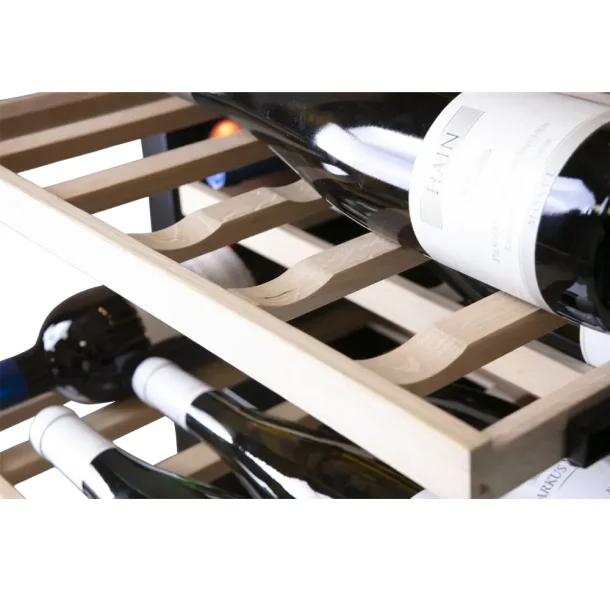 Pevino Majestic 42 bottles - Dual zone - Black glass front - Integrated