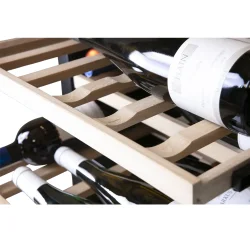 Pevino 24 bottles - Single zone - Black glass front - Integrated