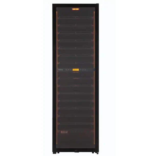 Pevino MS Noble 152 flasker - Metalhylder -  2 zoner - Sort