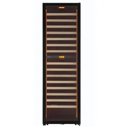 Pevino MS Noble 152 flasker - Metalhylder med trfront -  2 zoner - Sort