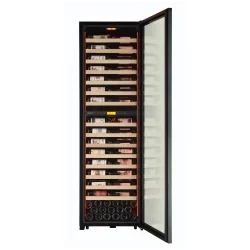 Pevino MS Noble 152 flasker - Metalhylder med trfront -  2 zoner - Sort