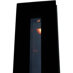 Pevino Noble 8 flasker - 1 zone - Sort glasfront