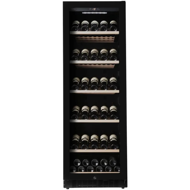 Pevino Noble Display  148 bottles - 1 zone - Black glass front