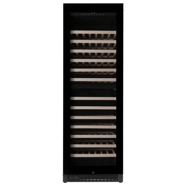 Pevino Majestic 96 bottles - 2 zones - Black glass front