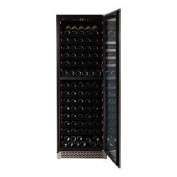 Pevino Majestic 150 flasker - 2 zoner - Rustfri stlfront