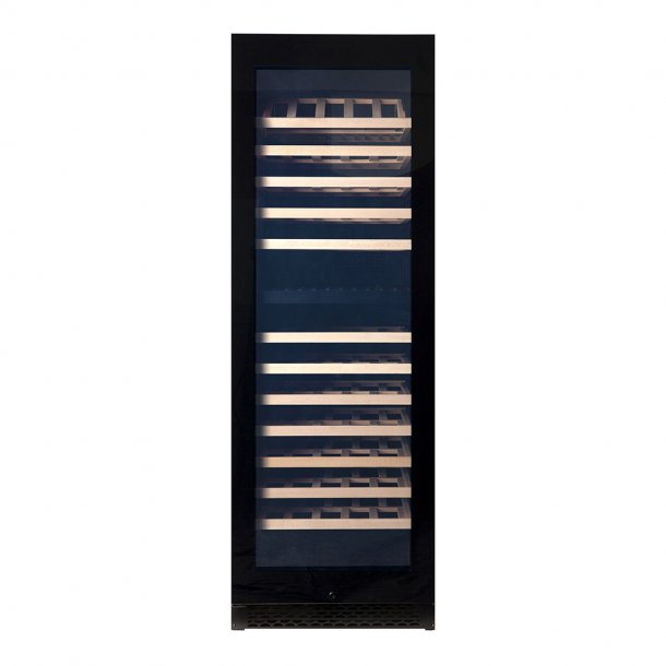 Pevino Majestic 150 bottles - 2 zones - Black glass front