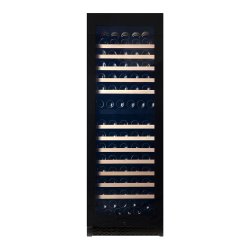 Pevino Majestic 150 bottles - 2 zones - Black glass front