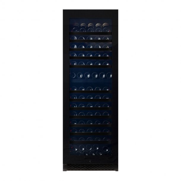 Pevino Majestic 150 bottles - 2 zones - Black glass front