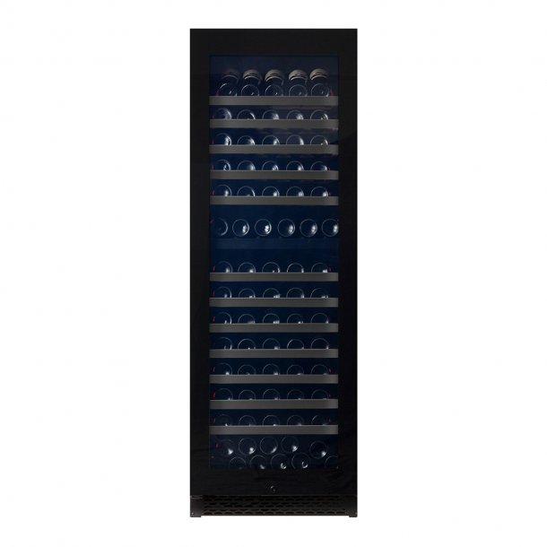 Pevino Majestic 150 bottles - 2 zones - Black glass front