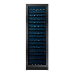 Pevino Majestic 159 flasker - 1 zone - Sort stlfront