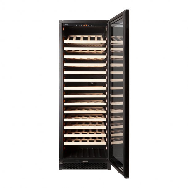 Pevino Majestic 159 bottles - 1 zone - Black glass front