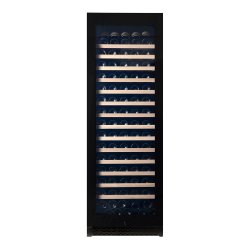 Pevino Majestic 159 bottles - 1 zone - Black glass front
