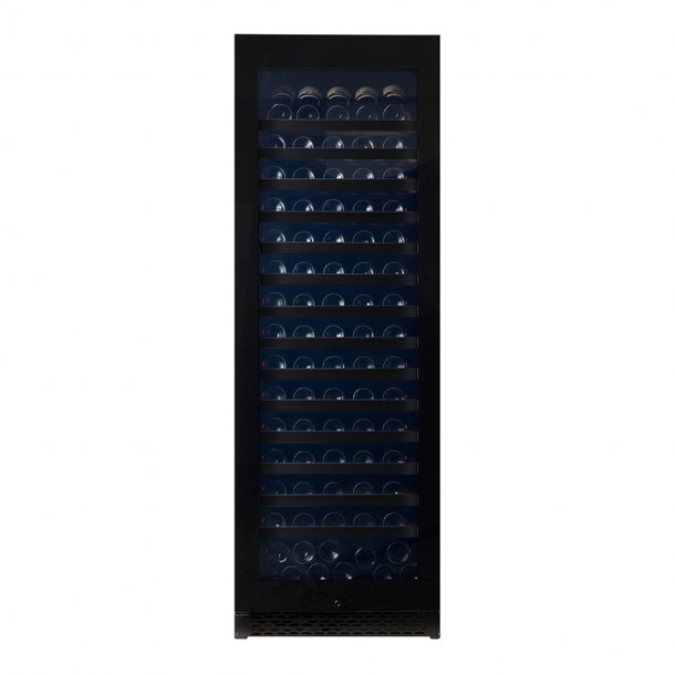 Pevino Majestic 159 bottles - 1 zone - Black glass front