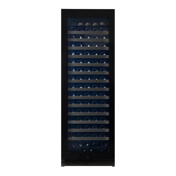 Pevino Majestic 159 bottles - 1 zone - Black glass front