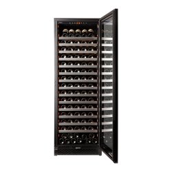 Pevino Majestic 159 bottles - 1 zone - Black glass front