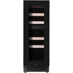 Pevino Majestic 17 flasker - 2 zoner - Sort glasfront