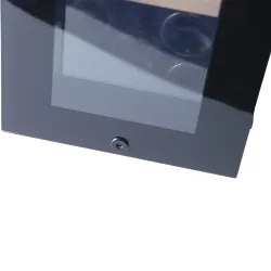 Pevino Majestic 17 flasker - 2 zoner - Sort glasfront