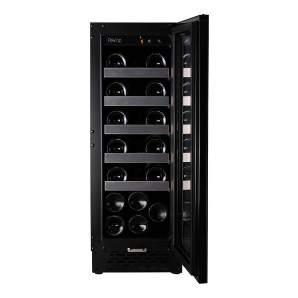 Pevino Majestic 20 bottles - Single zone - Black glass front