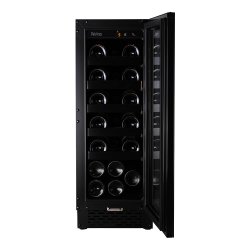 Pevino Majestic 20 bottles - Single zone - Black glass front