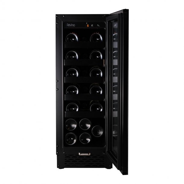 Pevino Majestic 20 bottles - Single zone - Black glass front