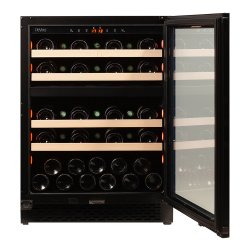 Pevino Majestic 39 bottles - 2 zones - Black glass front
