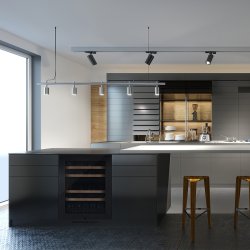 Pevino Majestic 39 bottles - 2 zones - Black Steel 