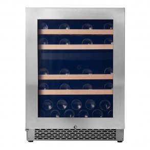 Pevino Majestic 39 flasker - 2 zoner - Rustfri stlfront