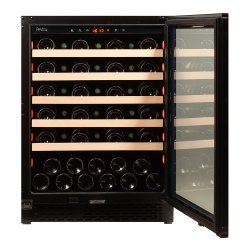 Pevino Majestic 46 bottles - 1 zone - Black Glassfront