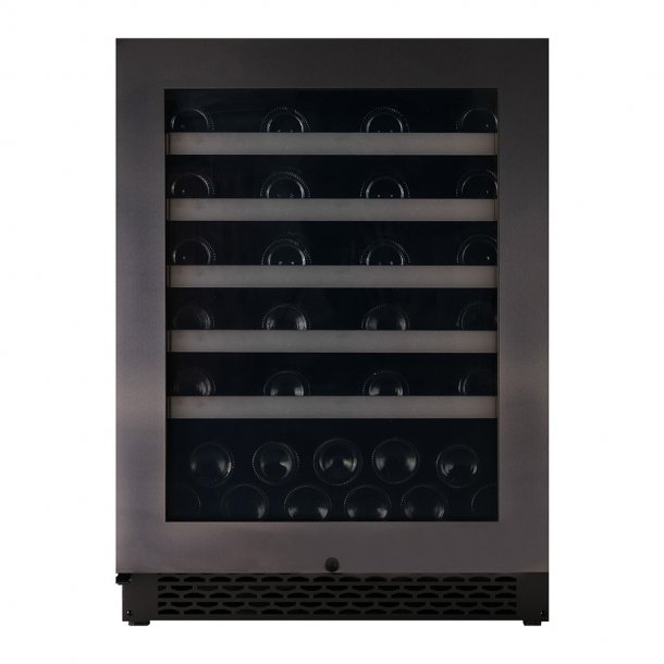 Pevino Majestic 46 bottles - 1 zone - Black steel 