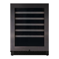 Pevino Majestic 46 bottles - 1 zone - Black steel 