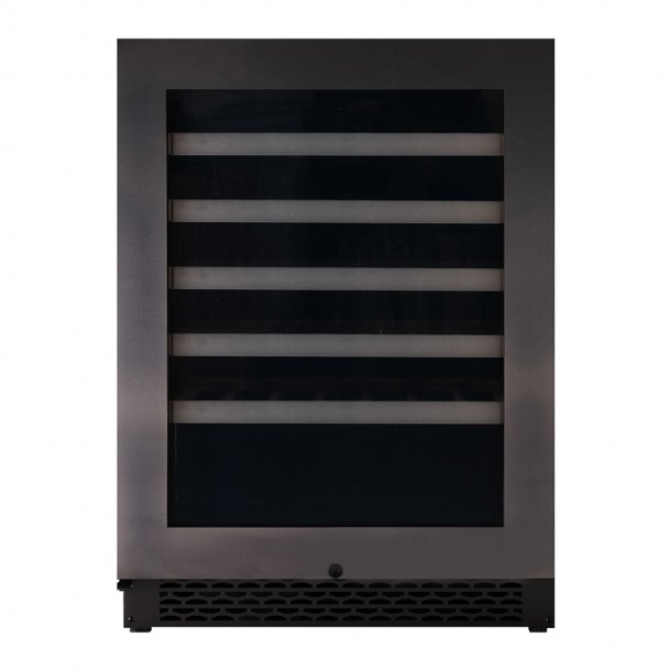 Pevino Majestic 46 bottles - 1 zone - Black steel 