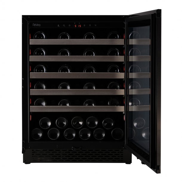Pevino Majestic 46 bottles - 1 zone - Black steel 
