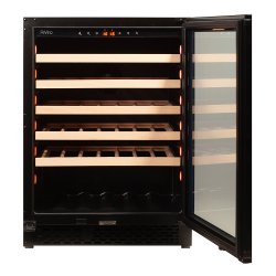 Pevino Majestic 46 bottles - 1 zone - Black Glassfront