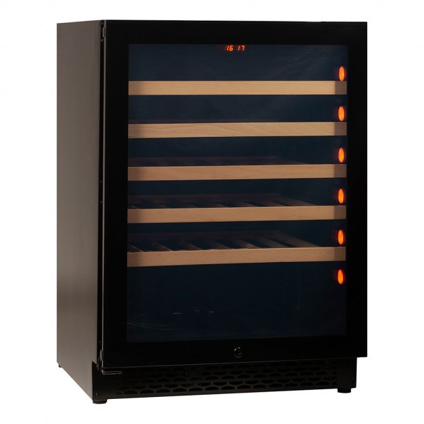 Pevino Majestic 46 bottles - 1 zone - Black Glassfront