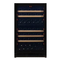 Pevino Majestic 74 flasker - 2 zoner - Sort glasfront