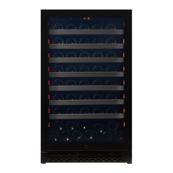 Pevino Majestic 83 flasker - 1 zone - Sort glasfront